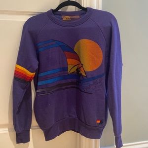 Aviator Nation Purple Hoodie (Size XS)